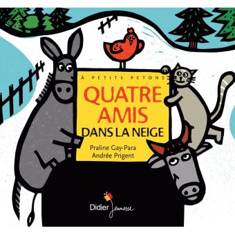 Quatre amis dans la neige - Opalivres – Littérature jeunesse